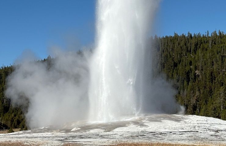Rocky Mountain geyser park, USA
